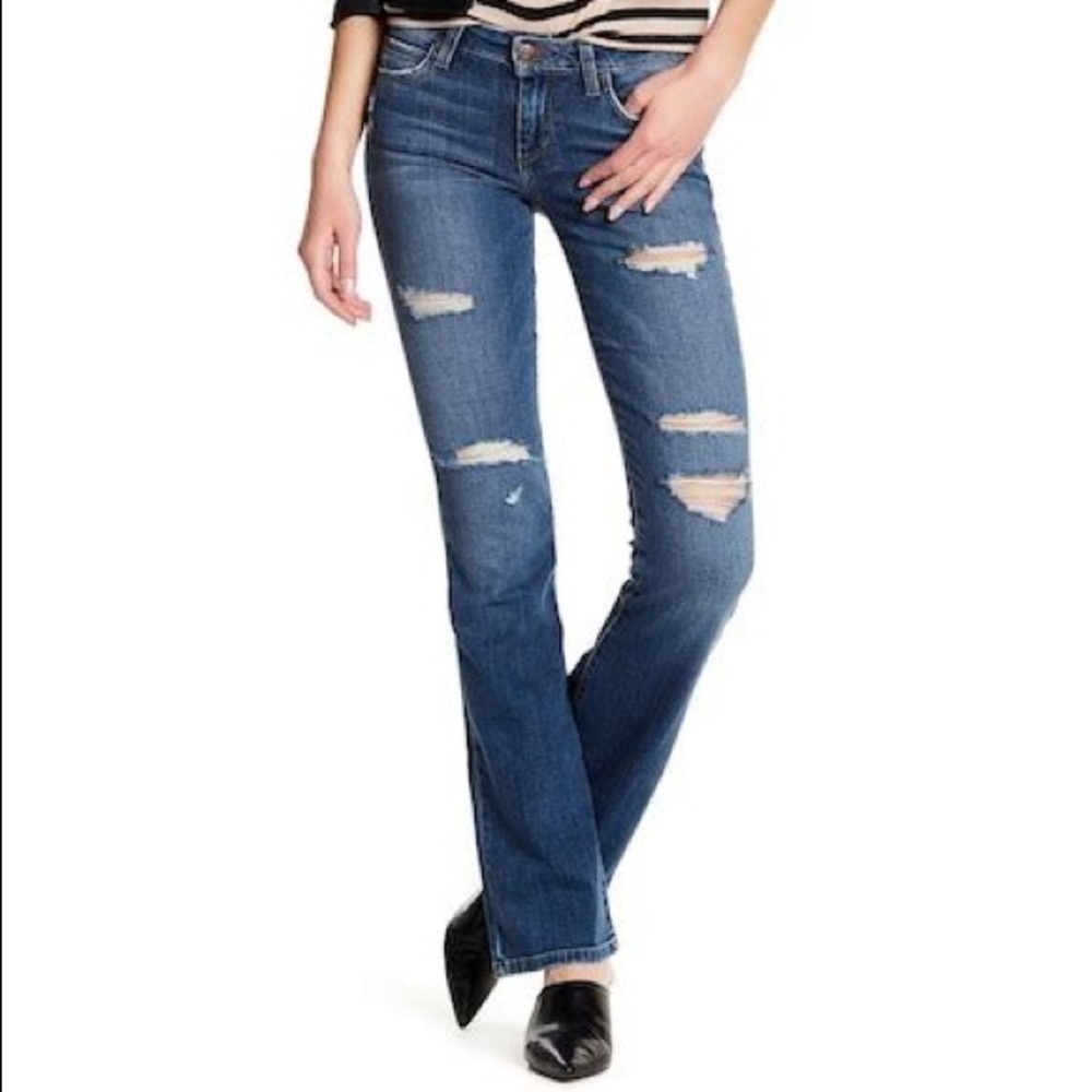 Joe’s Jeans, Distressed Honey Bootcut, Sz 27